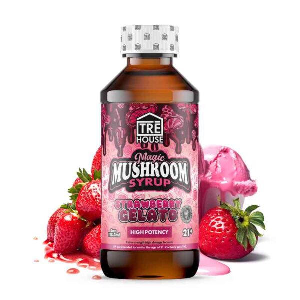 buy Strawberry Gelato Magic Mushroom Syrup